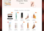 design beauty ecommerce website UI in figma